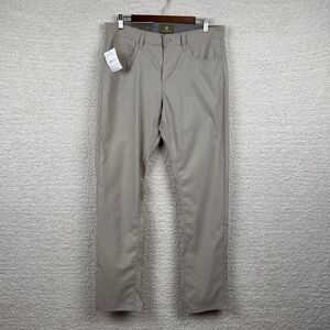 Rorie Whelan Golf Pants Mens Dune 32x32 Performance Flat Front‎ Lightweight